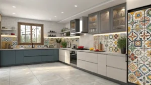 آشپزخانه با طراحی مدرن